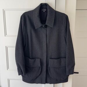 Vintage women's COS jacket with patch pockets.